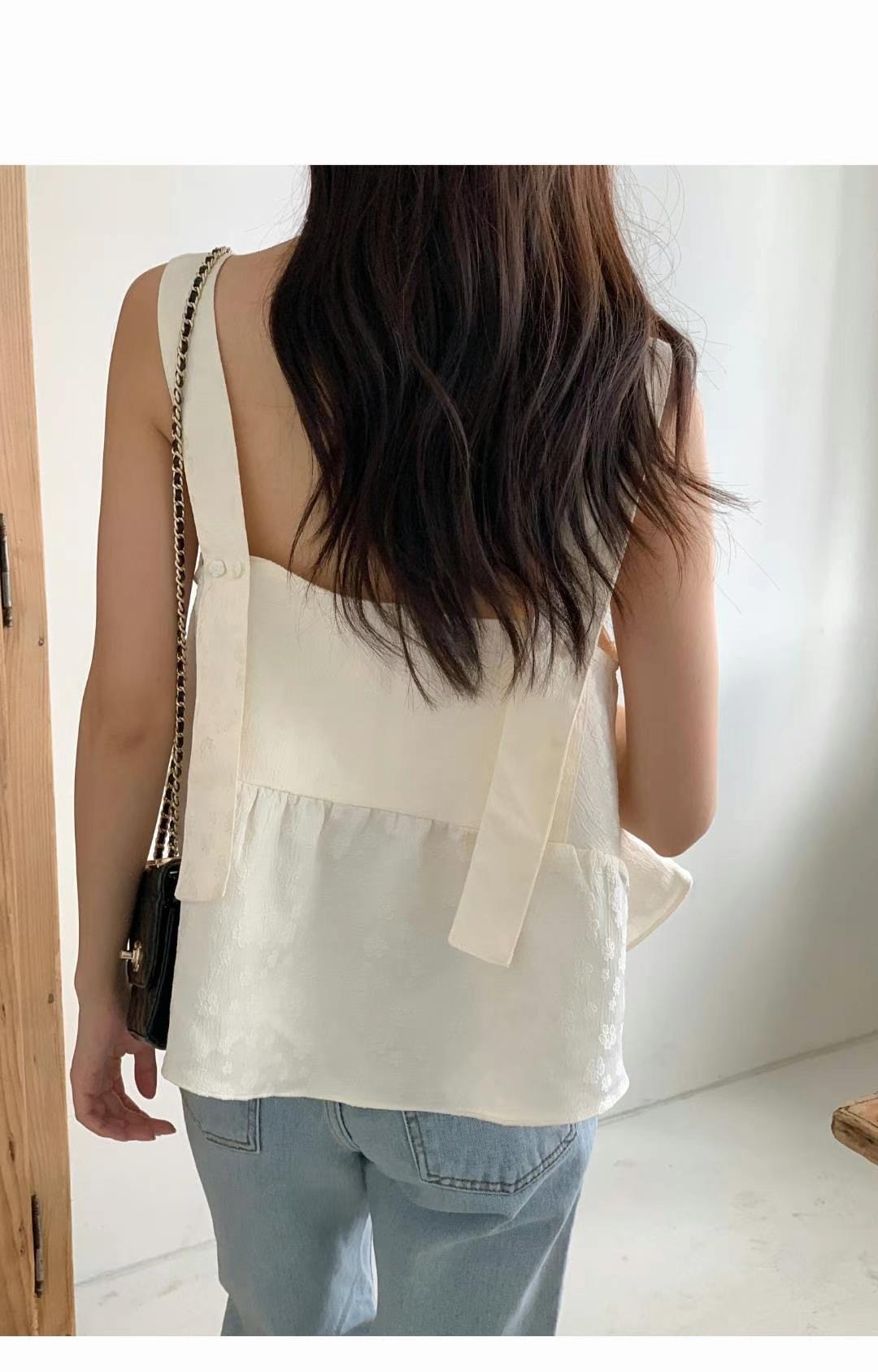 SECOND DRESS-세컨드레스-OT韓國直郵㊣女裝新款休閑吊帶背心SECOND DRESS吊帶/背心