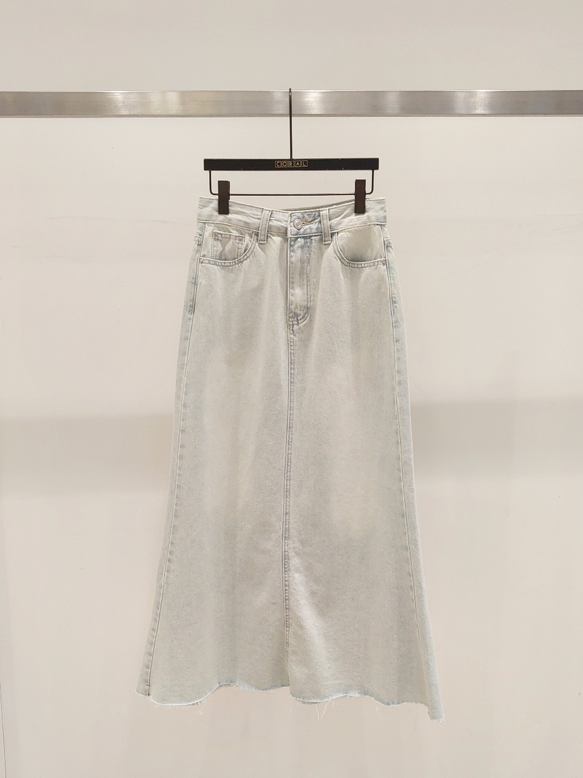 CORAL韓國㊣直郵東大門代購女裝新品25春夏職業休閑熱賣長裙CORAL長裙
