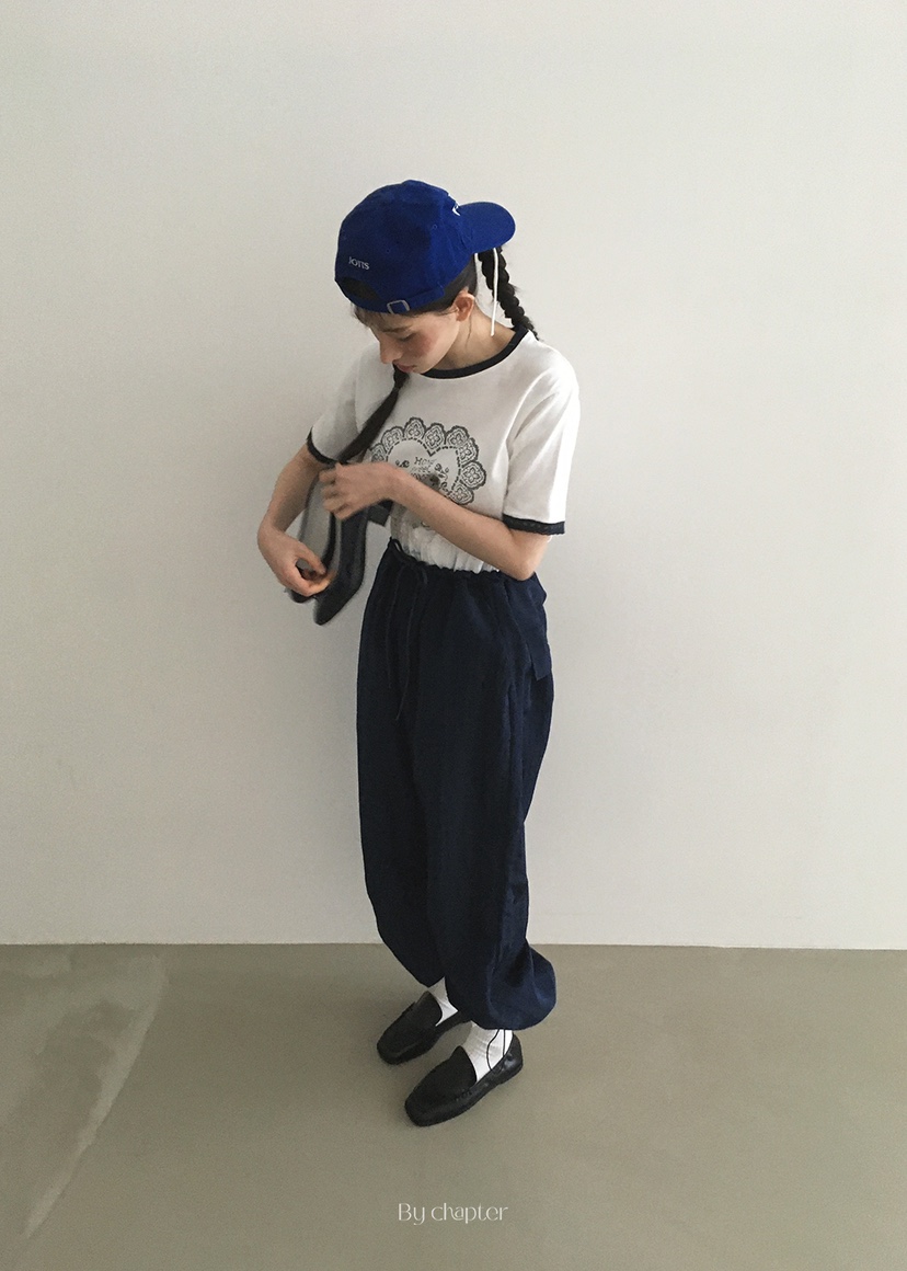 BY CHAPTER直郵韓國代購㊣女裝新款時尚推薦人氣職業T恤蕾絲ChapterT恤