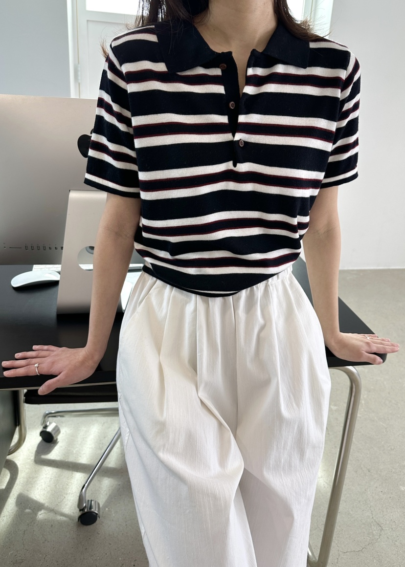 CLASSY-O直郵韓國代購㊣女裝新品25春夏推薦針織衫短款針織CLASSY-O針織衫圖色1