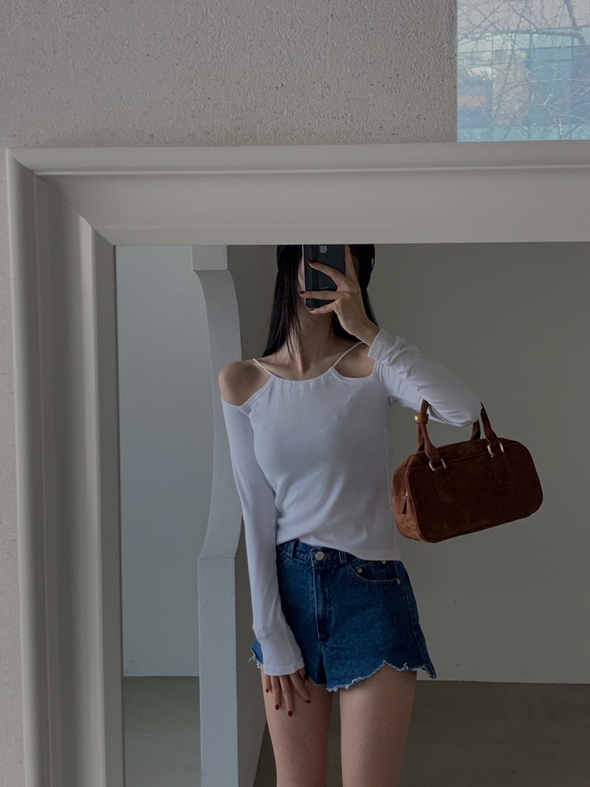 VERANDA韓國直郵㊣東大門實拍女裝新款推薦休閑時尚長袖T恤VERANDA長袖T恤