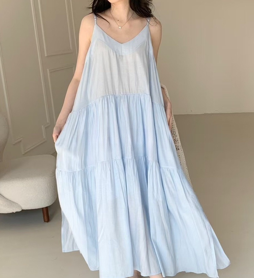 OLA韓國直郵㊣東大門實拍女裝新品休閑時尚25春夏職業連衣裙mellor/OLA連衣裙
