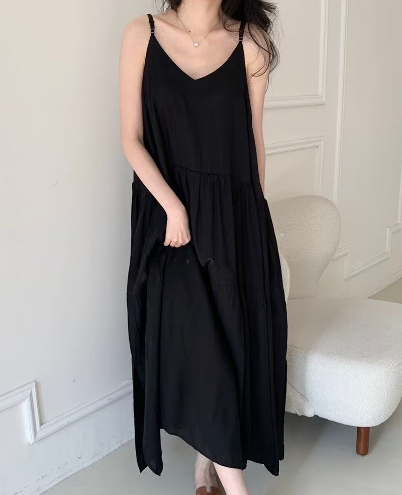 OLA韓國直郵㊣東大門實拍女裝新品休閑時尚25春夏職業連衣裙mellor/OLA連衣裙
