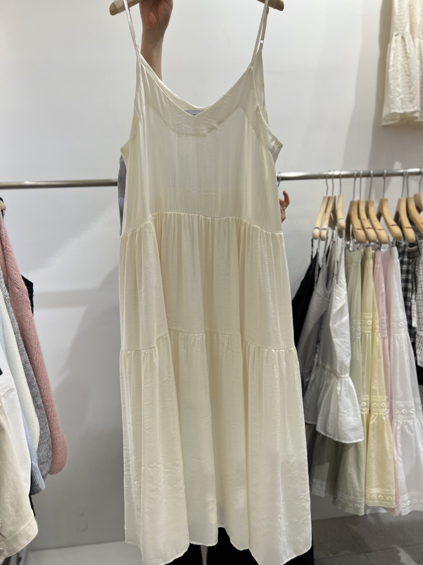 OLA韓國直郵㊣東大門實拍女裝新品休閑時尚25春夏職業連衣裙mellor/OLA連衣裙圖色4