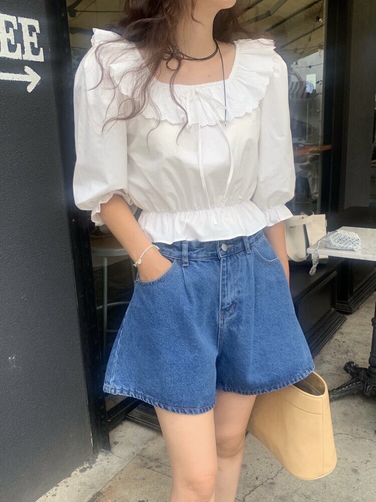 LETAILOR韓國㊣直郵東大門代購女裝新款職業人氣襯衫蕾絲衫LETAILOR襯衫/蕾絲衫