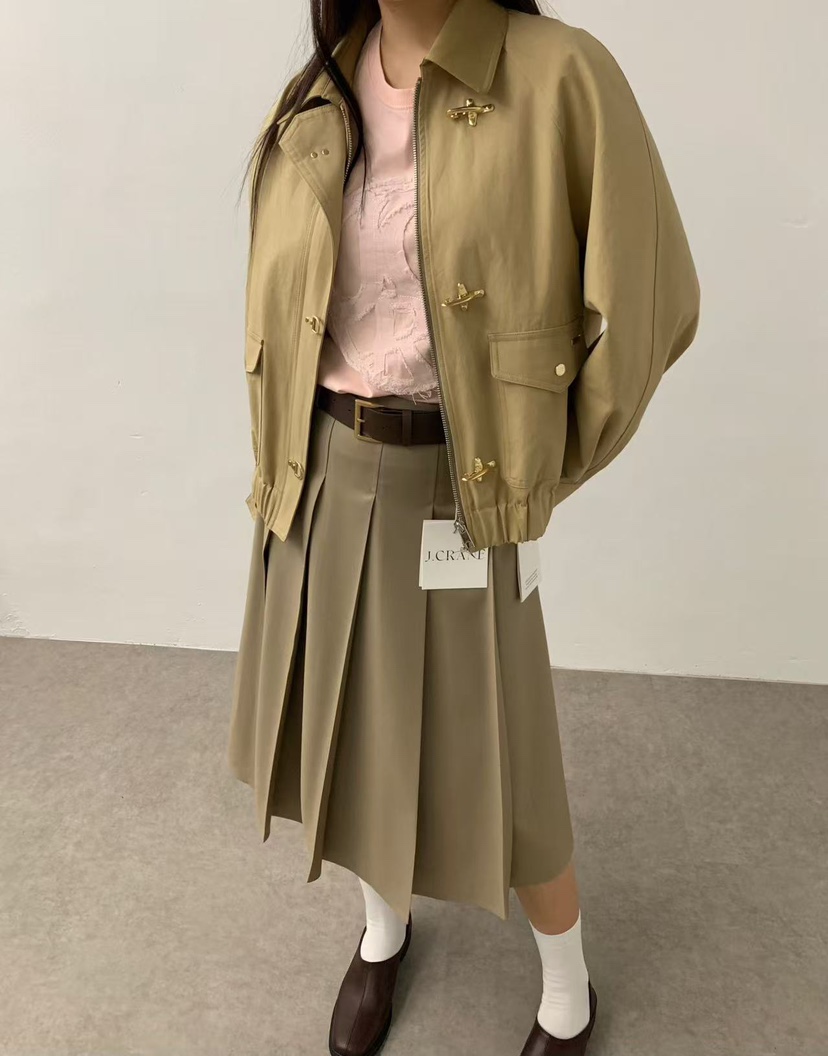 J CRANE-A韓國直郵㊣女裝新品25春夏職業休閑熱賣人氣長裙J CRANE長裙
