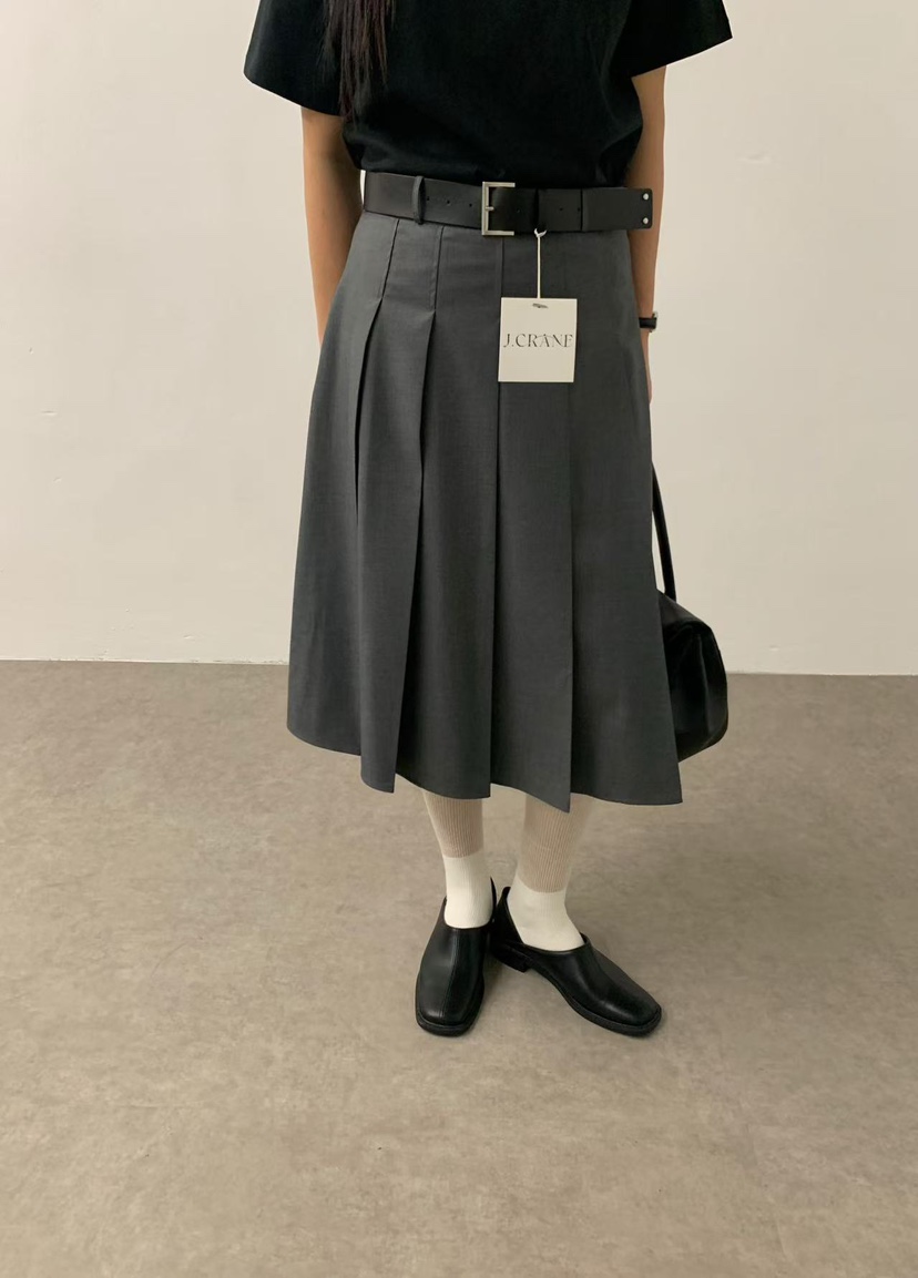 J CRANE-A韓國直郵㊣女裝新品25春夏職業休閑熱賣人氣長裙J CRANE長裙圖色3