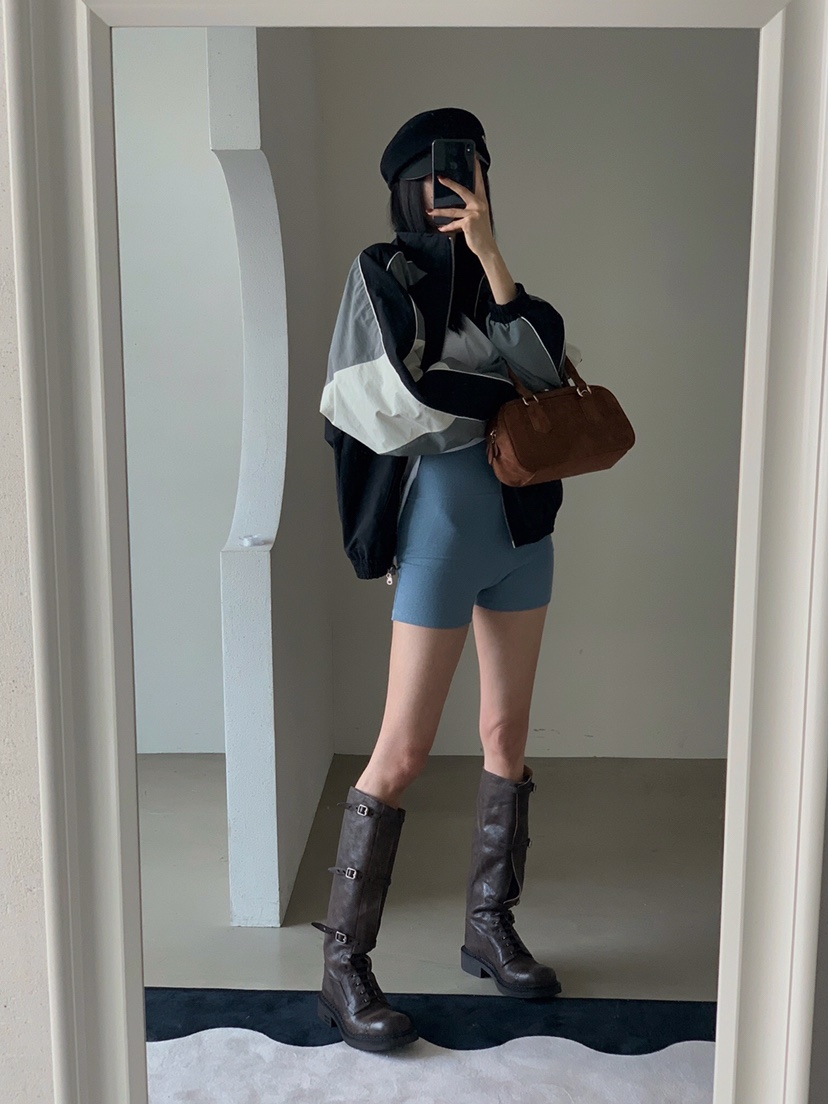 VERANDA韓國㊣直郵東大門代購女裝新品25春夏推薦時尚休閑短褲VERANDA短褲