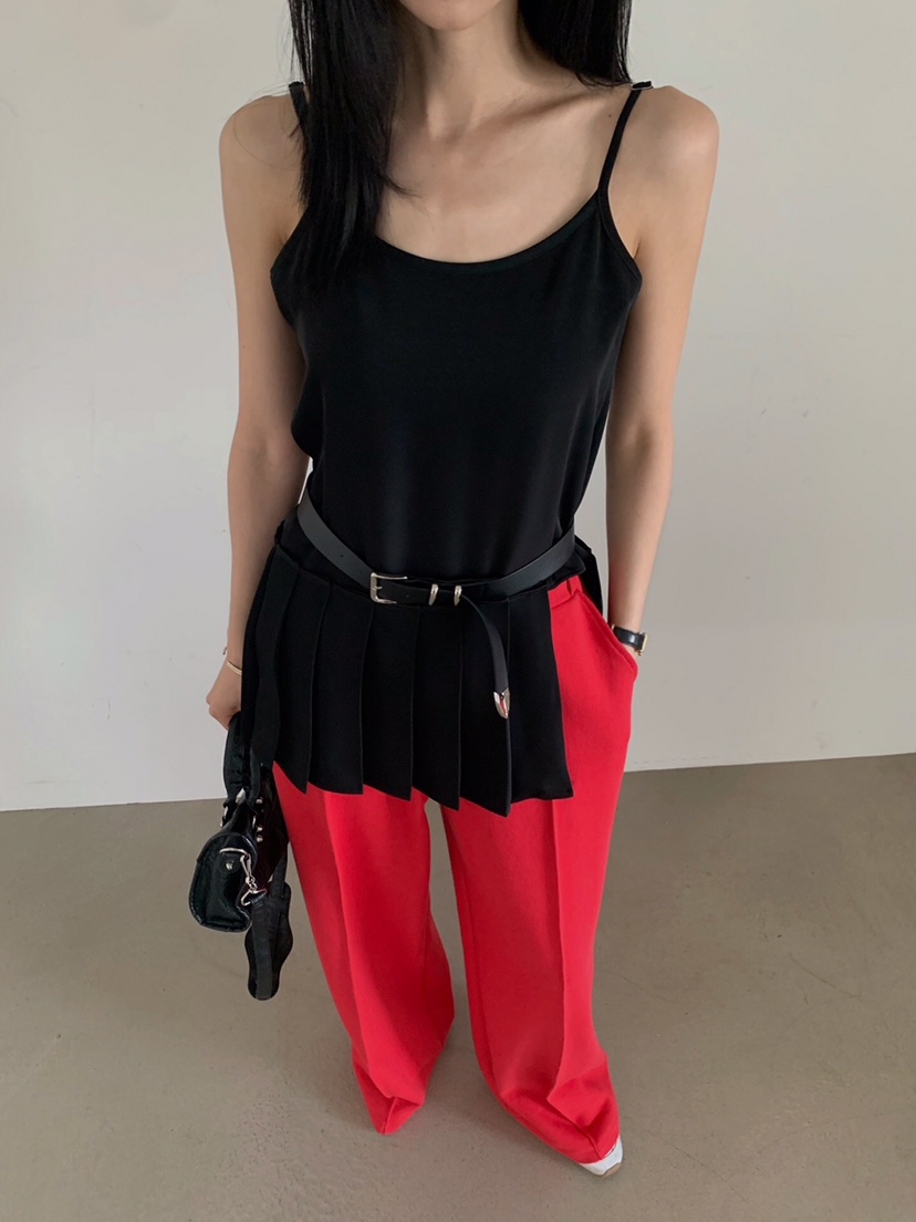 VERANDA韓國㊣直郵東大門代購女裝新品休閑職業休閑褲含腰帶VERANDA休閑褲