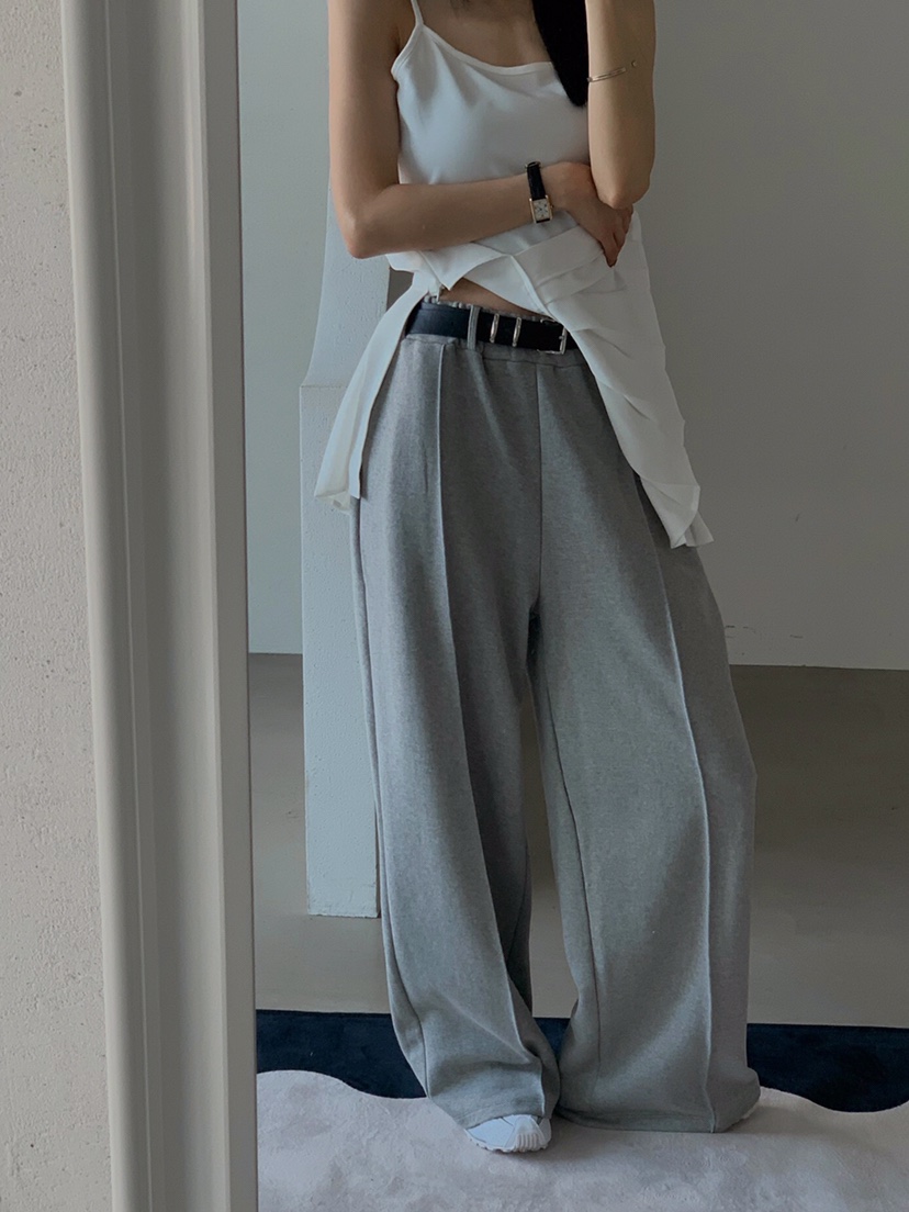 VERANDA韓國㊣直郵東大門代購女裝新品休閑職業休閑褲含腰帶VERANDA休閑褲