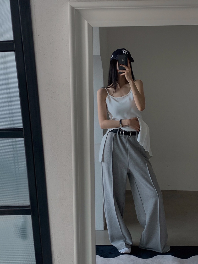 VERANDA韓國㊣直郵東大門代購女裝新品休閑職業休閑褲含腰帶VERANDA休閑褲