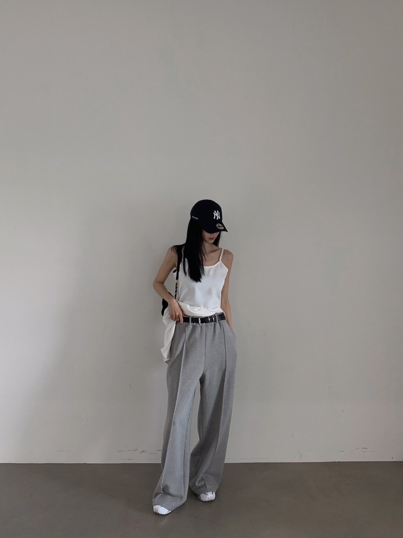 VERANDA韓國㊣直郵東大門代購女裝新品休閑職業休閑褲含腰帶VERANDA休閑褲