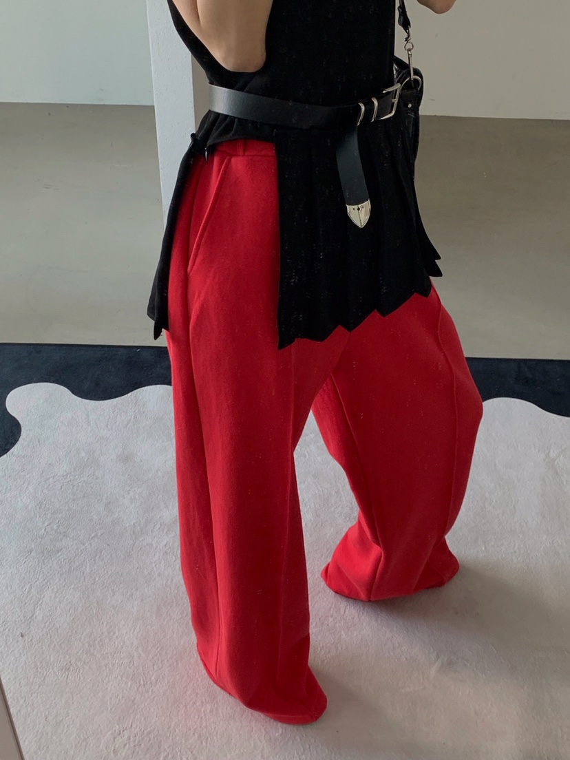 VERANDA韓國㊣直郵東大門代購女裝新品休閑職業休閑褲含腰帶VERANDA休閑褲圖色3