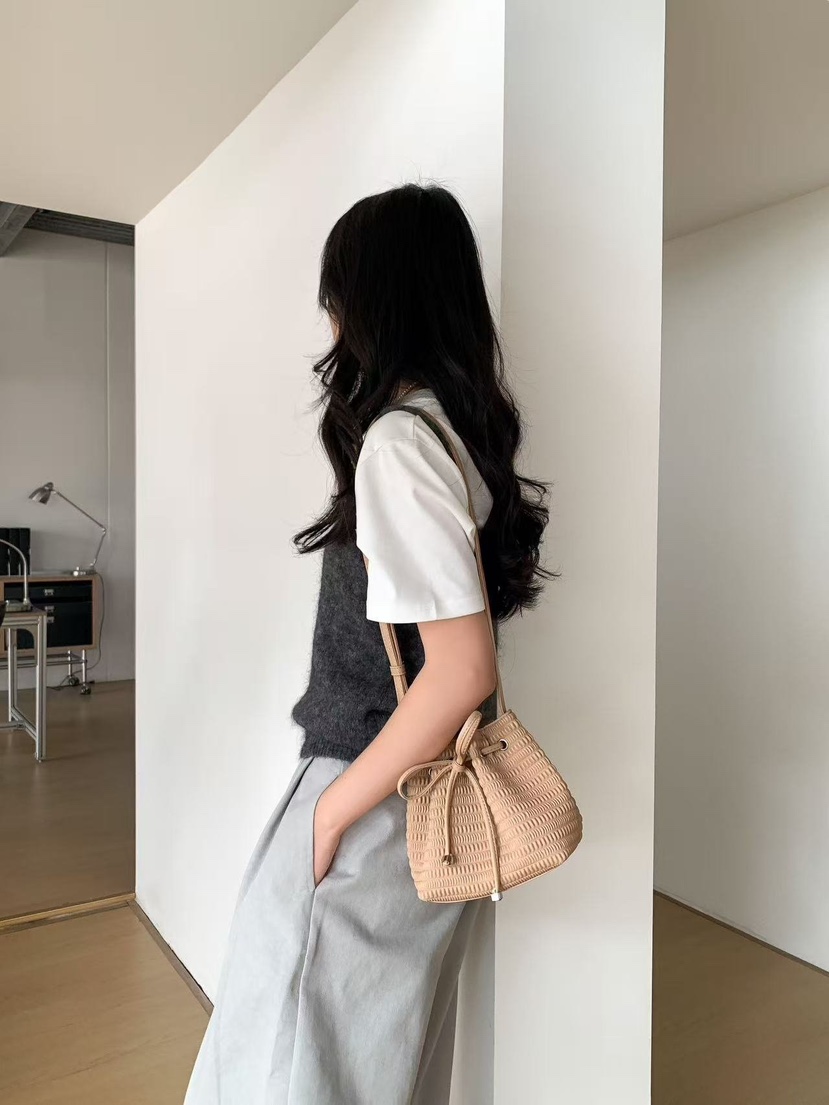 OPPA韓國直郵㊣東大門實拍女裝新品時尚人氣25春夏單肩斜跨包OPPA單肩/斜跨包圖色4