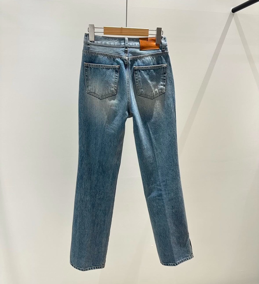 AWESOME-L韓國直郵㊣女裝新品25春夏人氣職業推薦時尚牛仔褲AWESOME-L牛仔褲