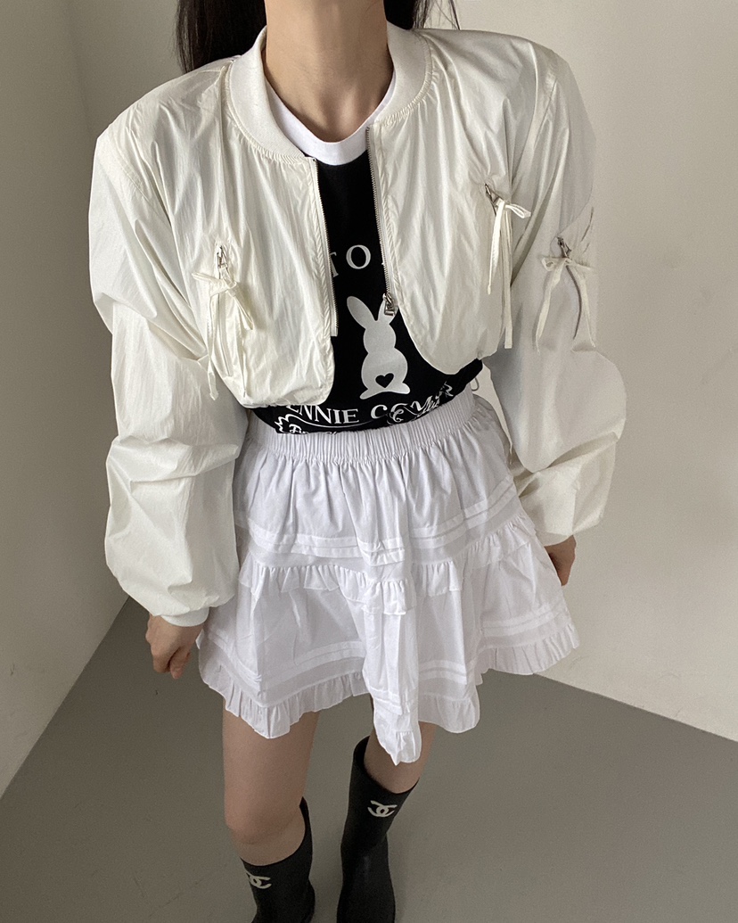 JENNIE直郵韓國代購㊣女裝新品推薦熱賣25春夏時尚人氣夾克JENNIE/VENEFIT夾克圖色1