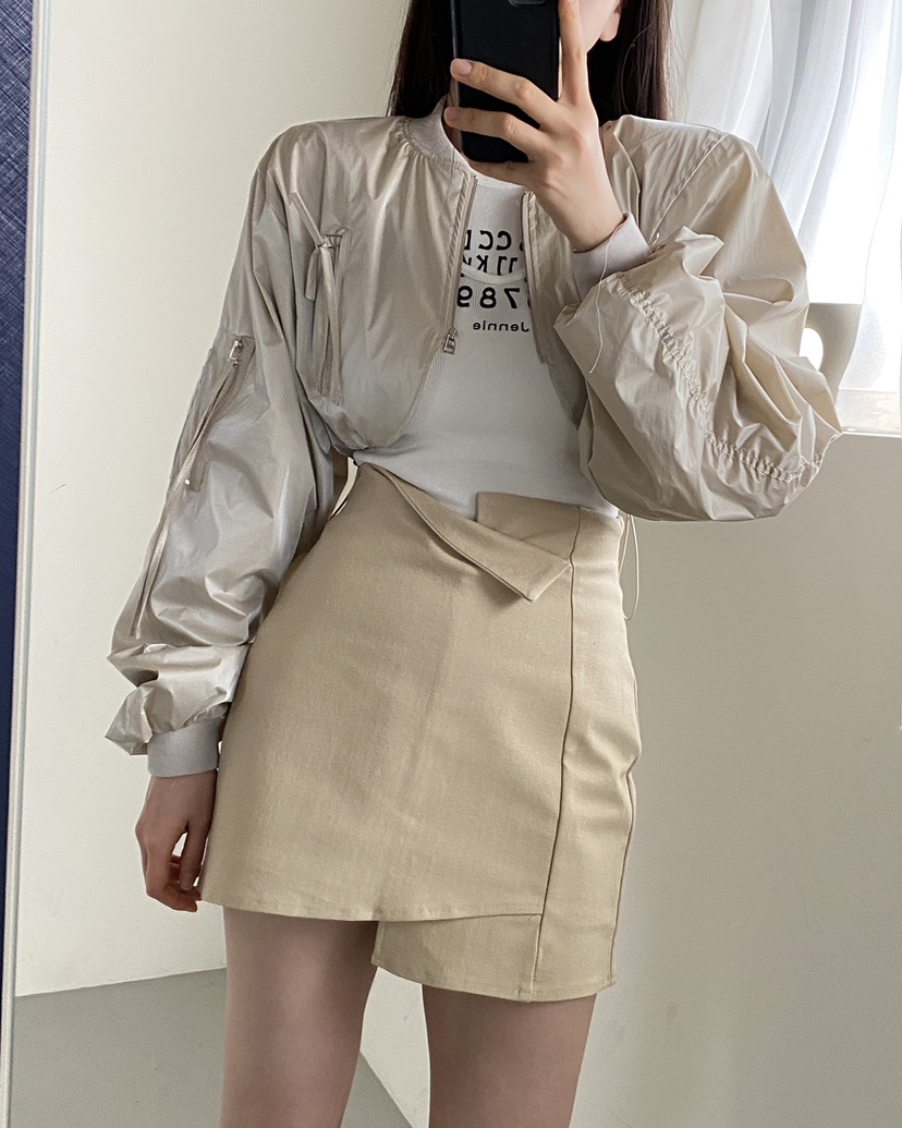 JENNIE直郵韓國代購㊣女裝新品推薦熱賣25春夏時尚人氣夾克JENNIE/VENEFIT夾克圖色2
