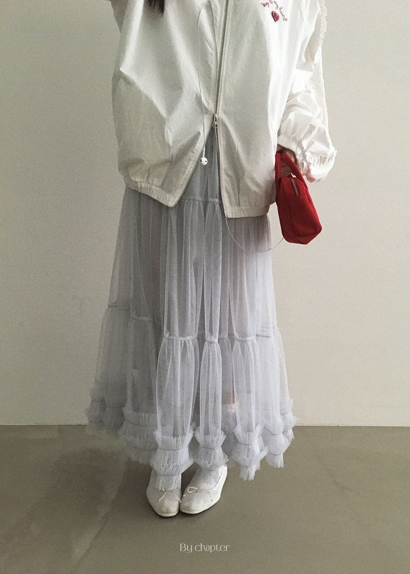 BY CHAPTER韓國直郵㊣東大門實拍女裝新品人氣休閑職業長裙BY Chapter長裙