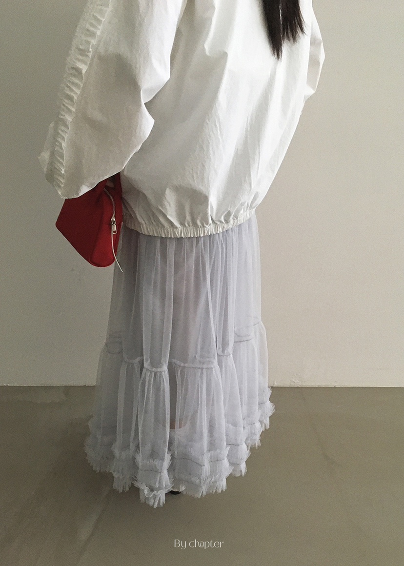 BY CHAPTER韓國直郵㊣東大門實拍女裝新品人氣休閑職業長裙BY Chapter長裙