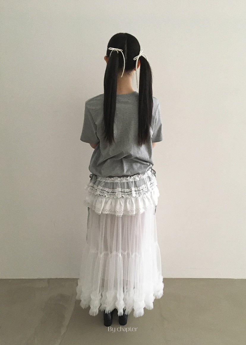 BY CHAPTER韓國直郵㊣東大門實拍女裝新品人氣休閑職業長裙BY Chapter長裙