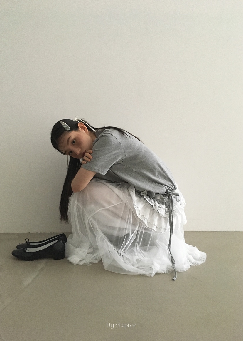 BY CHAPTER韓國直郵㊣東大門實拍女裝新品人氣休閑職業長裙BY Chapter長裙