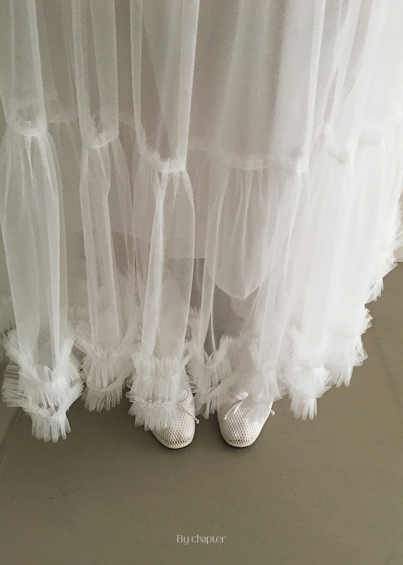 BY CHAPTER韓國直郵㊣東大門實拍女裝新品人氣休閑職業長裙BY Chapter長裙