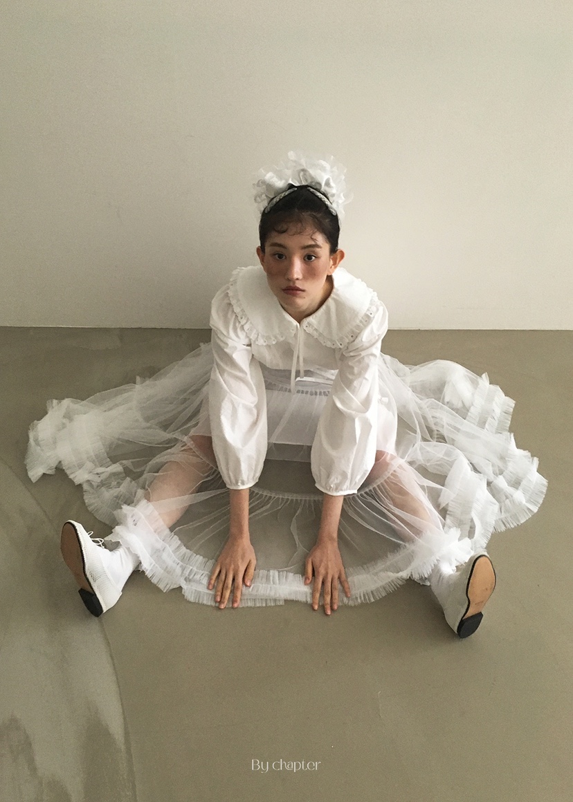 BY CHAPTER韓國直郵㊣東大門實拍女裝新品人氣休閑職業長裙BY Chapter長裙