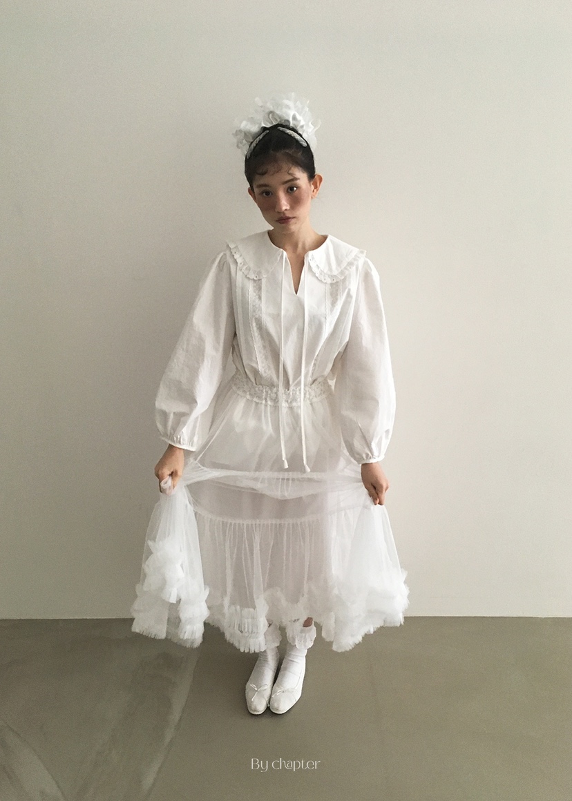 BY CHAPTER韓國直郵㊣東大門實拍女裝新品人氣休閑職業長裙BY Chapter長裙圖色2