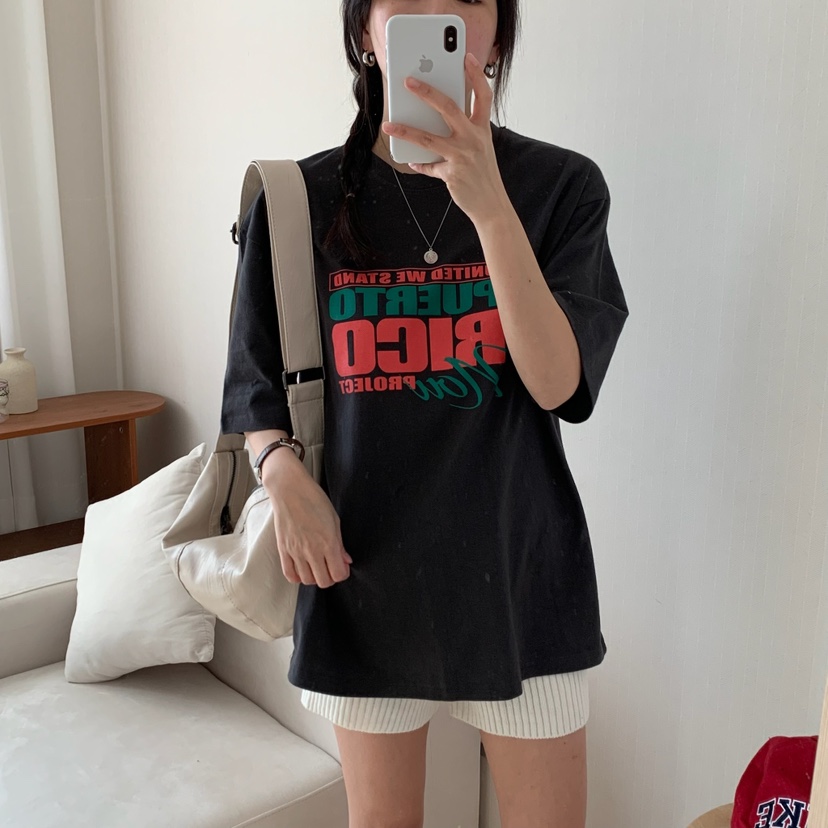 FROMJINI韓國直郵㊣東大門實拍女裝新款職業熱賣人氣時尚T恤FROMJINIT恤圖色2