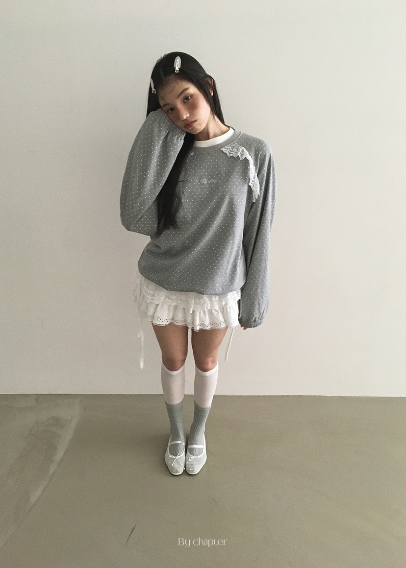 BY CHAPTER韓國直郵㊣東大門實拍女裝新品時尚人氣熱賣衛衣BY Chapter衛衣