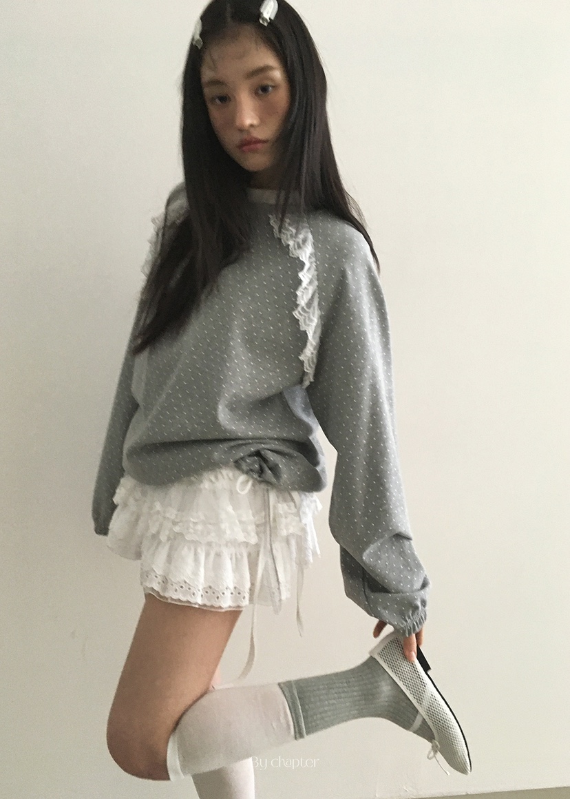 BY CHAPTER韓國直郵㊣東大門實拍女裝新品時尚人氣熱賣衛衣BY Chapter衛衣