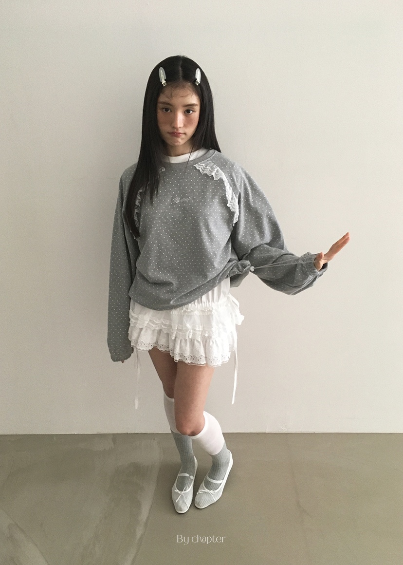 BY CHAPTER韓國直郵㊣東大門實拍女裝新品時尚人氣熱賣衛衣BY Chapter衛衣