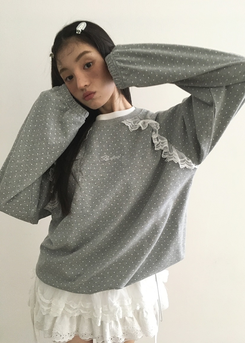 BY CHAPTER韓國直郵㊣東大門實拍女裝新品時尚人氣熱賣衛衣BY Chapter衛衣圖色2