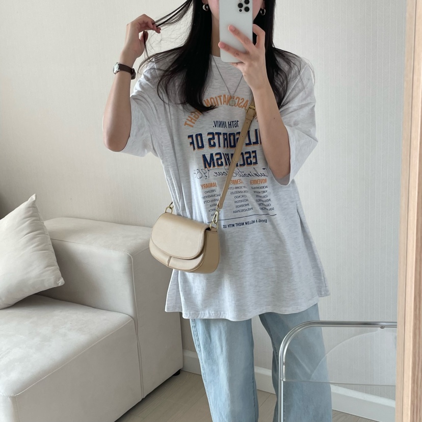 HELLO JINI韓國直郵㊣東大門實拍女裝新款休閑職業時尚T恤HELLO JINIT恤