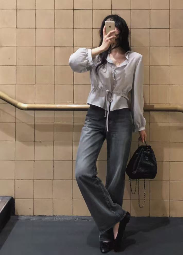 SEEMORE韓國直郵㊣女裝新品熱賣推薦休閑人氣職業襯衫蕾絲衫NOD襯衫/蕾絲衫