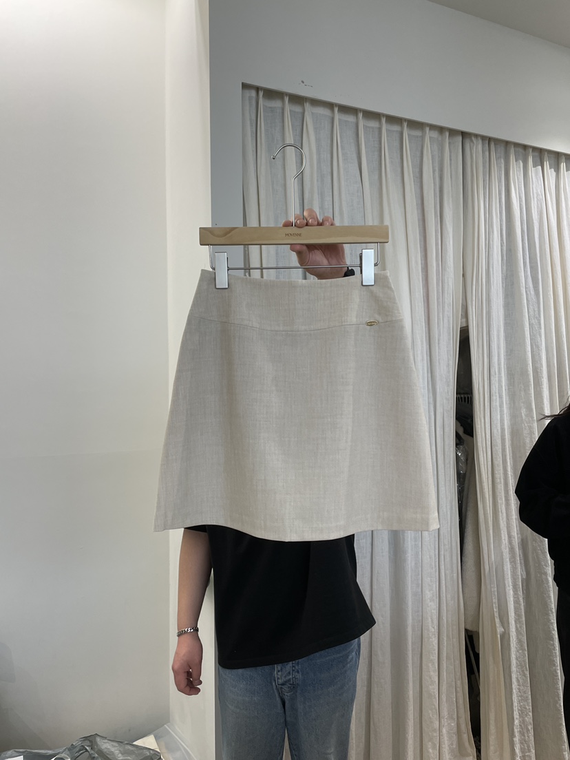 MOVENNE韓國直郵㊣東大門實拍女裝新款時尚休閑人氣25春夏短裙MOVENNE短裙圖色2