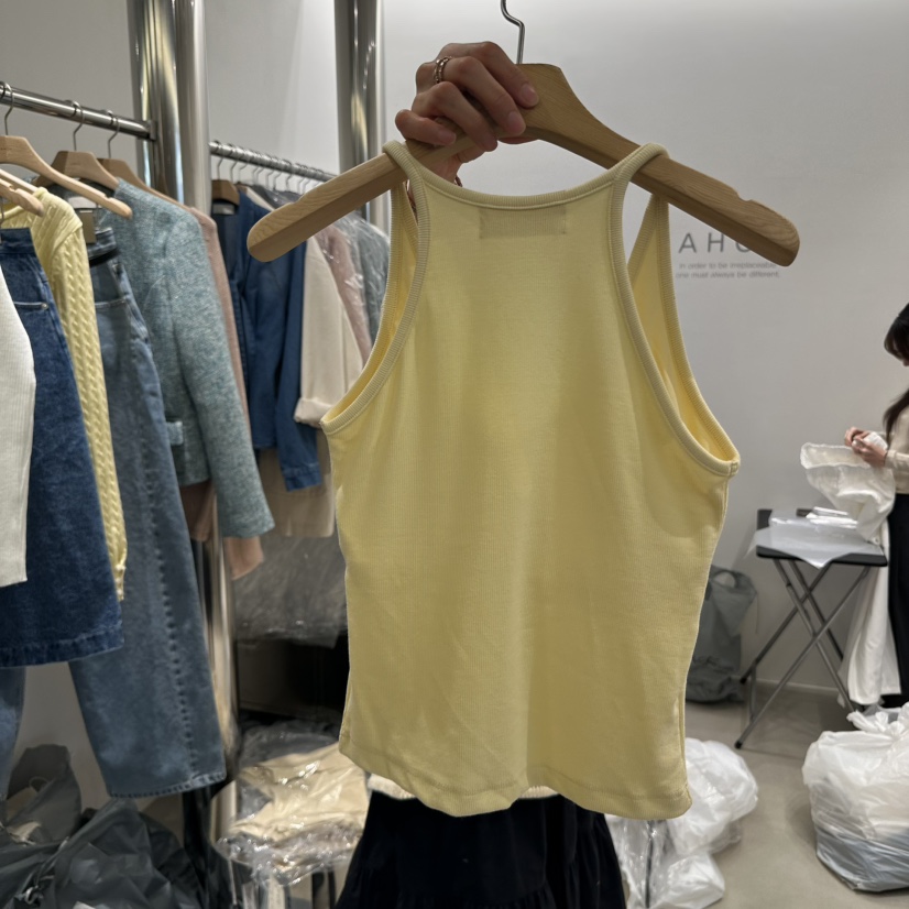 AHOY直郵韓國代購㊣女裝新款職業休閑推薦時尚25春夏吊帶背心AHOY吊帶/背心