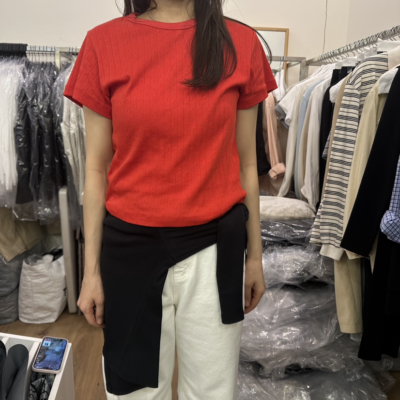 AGO韓國㊣直郵東大門代購女裝新款人氣熱賣時尚職業25春夏T恤AGOT恤圖色3