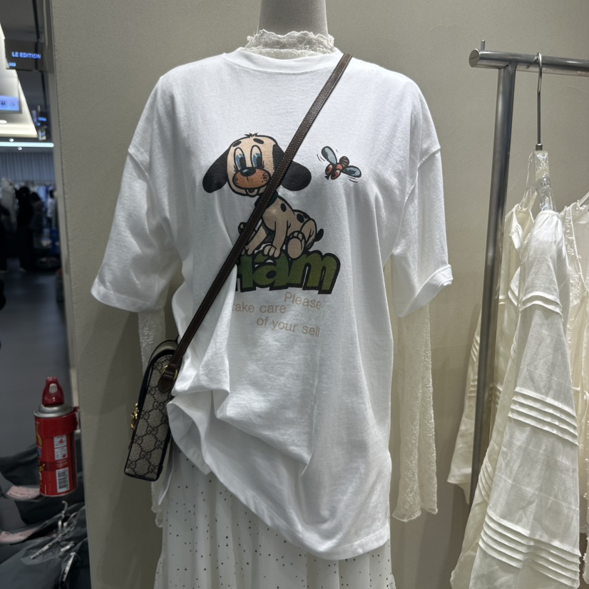 PRIMA LUCE韓國直郵㊣女裝新品時尚熱賣推薦職業人氣T恤含包CHARLOTTET恤圖色3