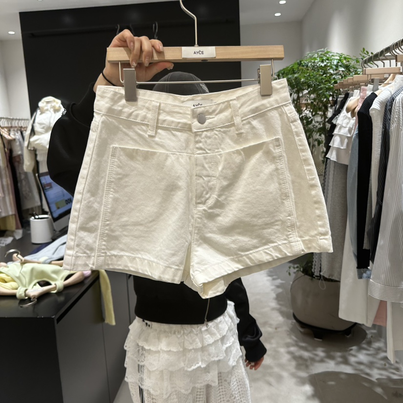 AYCE韓國直郵㊣女裝新品時尚25春夏人氣熱賣職業休閑短褲口袋101SHOWROOM/AYCE短褲圖色2