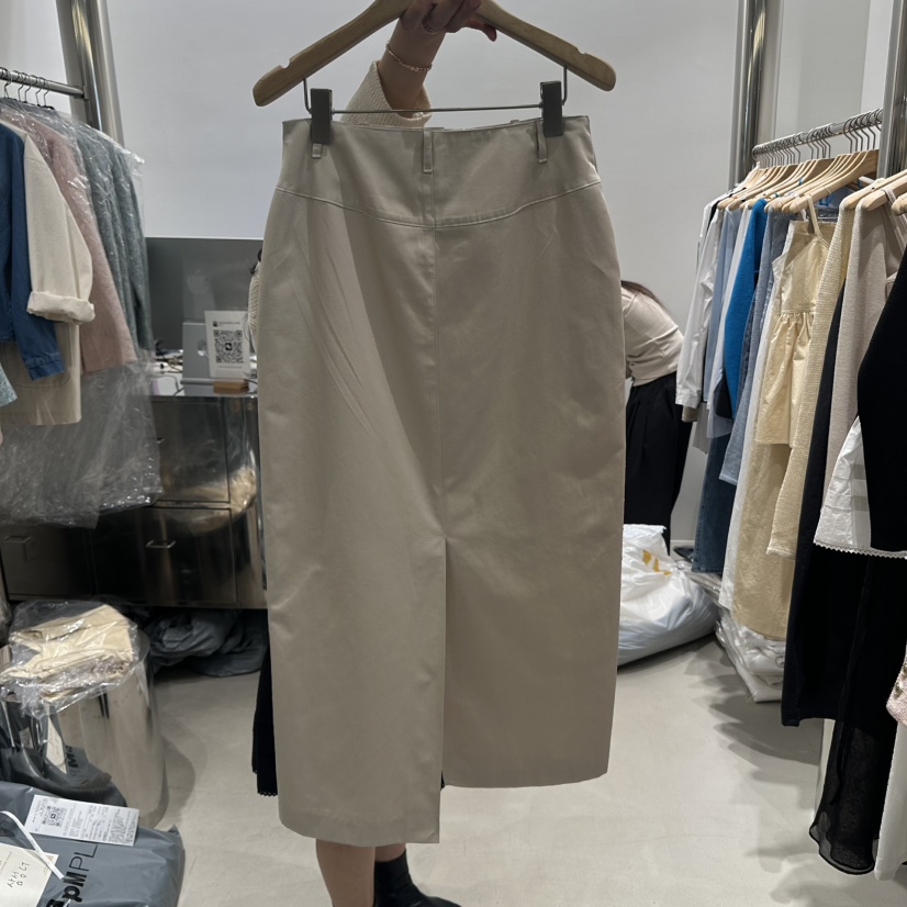 AHOY直郵韓國代購㊣女裝新品休閑熱賣人氣職業時尚25春夏長裙AHOY長裙