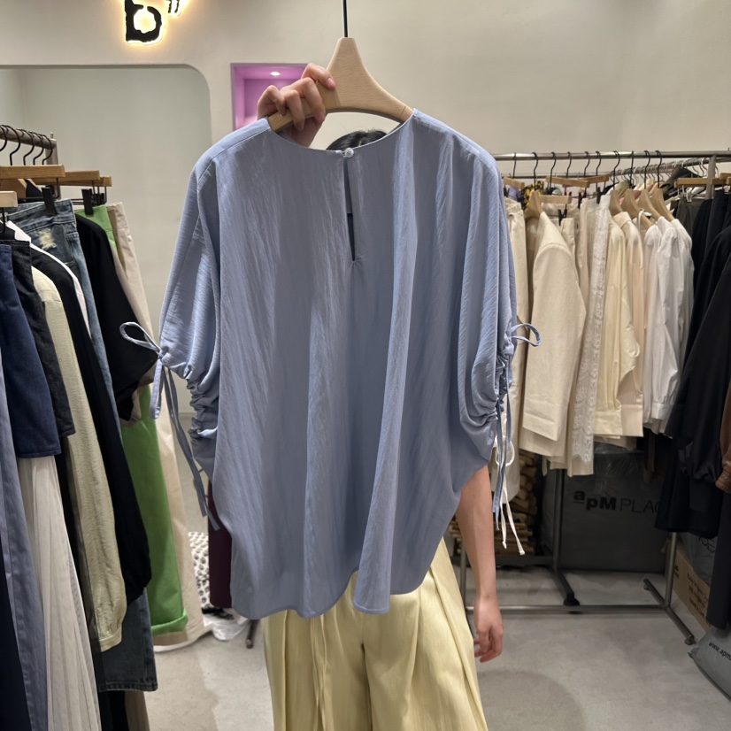 BISHOP韓國㊣直郵東大門代購女裝新品休閑熱賣時尚職業25春夏T恤b#/BISHOPT恤