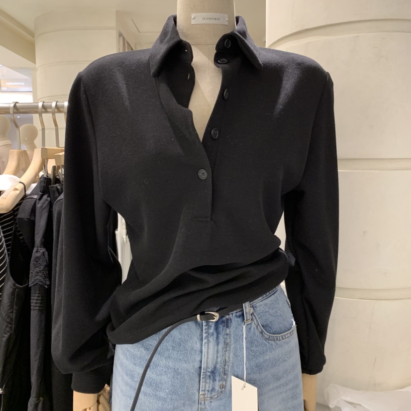 SALONDEMAG韓國直郵㊣東大門實拍女裝新品時尚人氣推薦長袖T恤SALONDEMAG長袖T恤圖色2