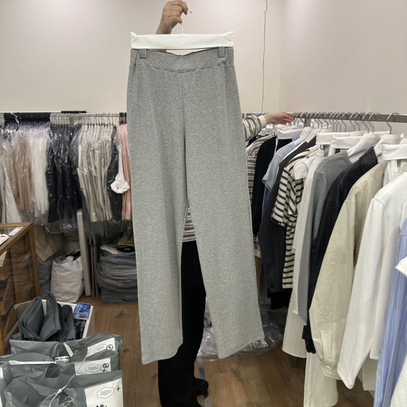 AGO韓國㊣直郵東大門代購女裝新品人氣時尚休閑熱賣25春夏休閑褲AGO休閑褲