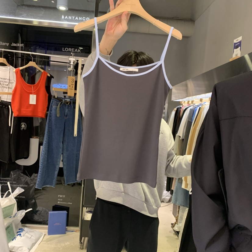 BANY ANCO直郵韓國代購㊣女裝新品職業推薦休閑人氣吊帶背心BANY ANCO吊帶/背心圖色2