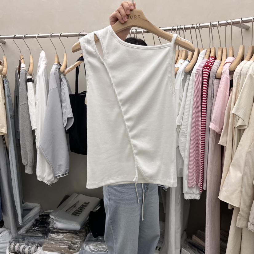 MURR直郵韓國代購㊣女裝新款25春夏熱賣人氣休閑時尚吊帶背心MURR吊帶/背心