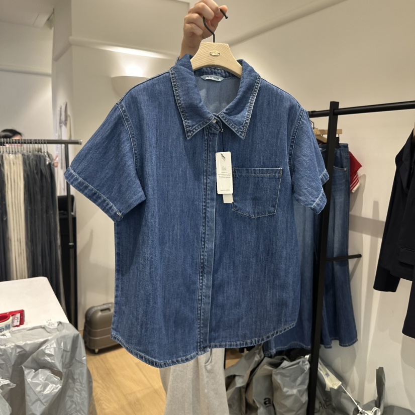 aube nunt直郵韓國代購㊣女裝新品時尚熱賣職業襯衫蕾絲衫aube nunt襯衫/蕾絲衫圖色1