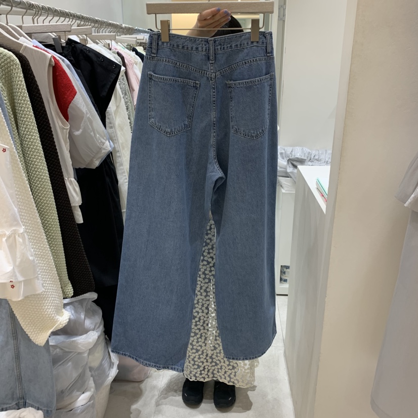 ASOME韓國直郵㊣女裝新款人氣休閑熱賣職業時尚推薦25春夏牛仔褲A.SOME牛仔褲
