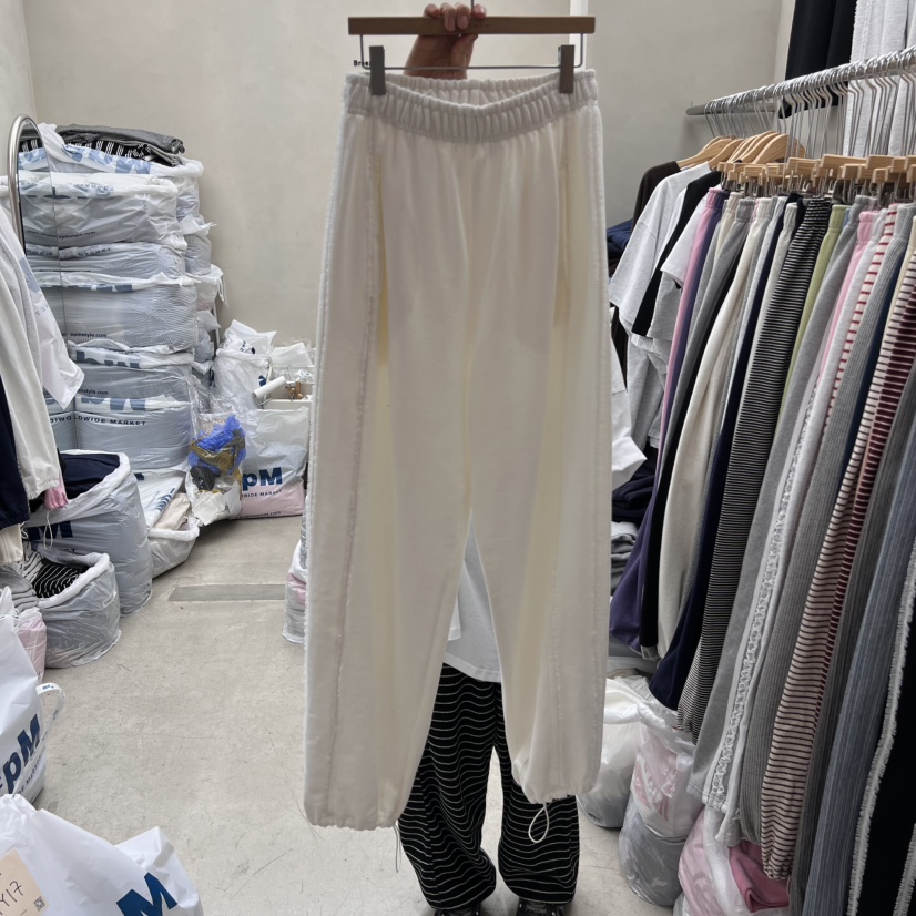 BREEZE韓國直郵㊣女裝新品25春夏熱賣時尚職業休閑休閑褲蕾絲BREEZE休閑褲