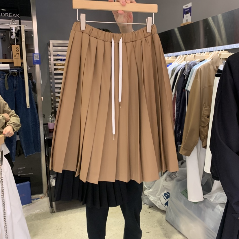 BANY ANCO直郵韓國代購㊣女裝新品推薦職業半身裙中短裙百褶BANY ANCO半身裙/中短裙圖色2